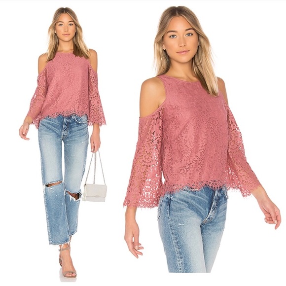 Joie Tops - NWT Joie Lace Cold Shoulder Top